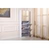 Buy cheap White Wood Large Capacity Shoe Cabinet With Full Length Mirror For Apartment from wholesalers