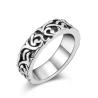 Buy cheap Men's Stainless Steel Viking Jewelry Ring Window Curved Punk Ring Vintage Men Rings from wholesalers