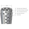 Buy cheap Stainless Steel Sand Control Screens , Perforated Metal Pipe / Tube from wholesalers