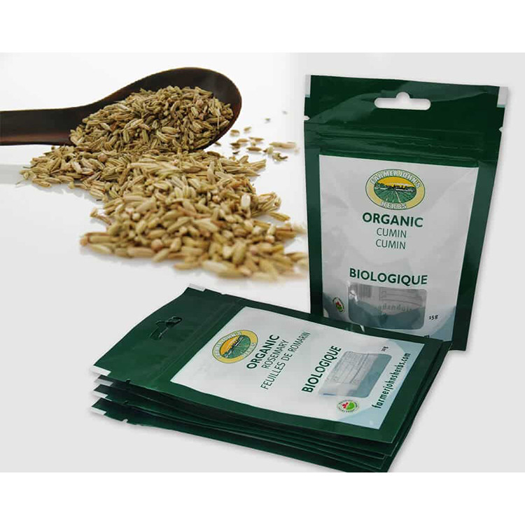 Custom Printing 3 Side Sealed OPP Zipper Smoke Spice Packaging Bag