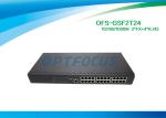 1310nm Single Mode Fiber Optic Switch 2 SFP 1000 BASE - Fx 24 10 / 100 / 1000