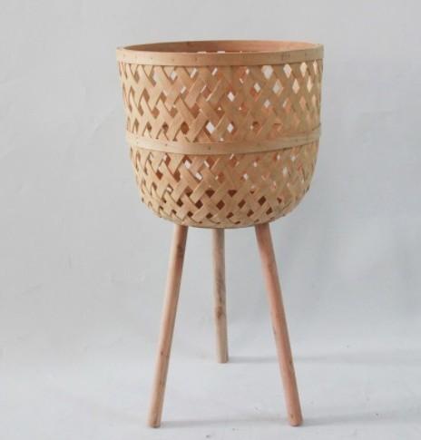 Buy cheap Best Home Decor Popular Rattan Plant Stand, Planter Holder Wholesale Natural Seagrass Vase Handicraft Wicker Flower Pot from wholesalers