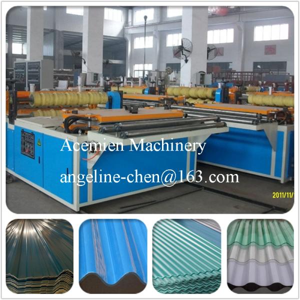 Buy cheap plastic PVC+ASA/PMMA wave roof tile roofing sheet extrusion machine production line from wholesalers