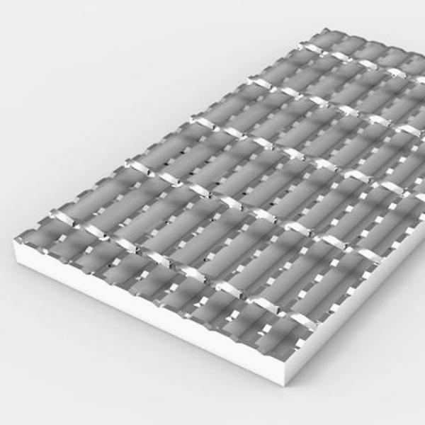 Buy cheap 50mm Hot Dip Grating Serrated Galvanized Anti Slip Welding from wholesalers