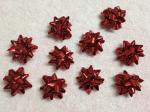 Professional Metallic and Holographic Mini Gift star bow 3 / 4" diameter , 3mm