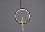 All-copper bedroom bedside chandelier Nordic light luxury creative personality