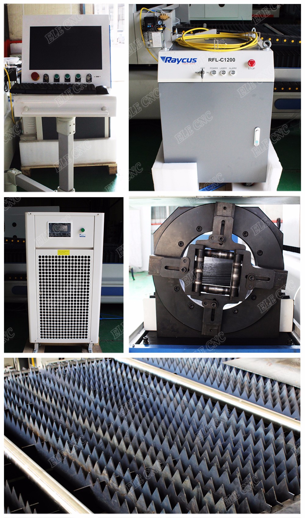 Big Power Metal Sheet Cutter Fiber Laser Machine For Aluminum / Steel