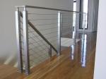 Modern Building Railing Stainless Steel Cable Only Screw Installation