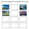 Buy cheap Horizontal Hanging Crystal Light Box 210 X 297mm Slim LED Sign Board Display Panel from wholesalers