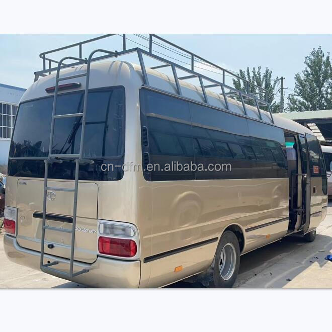 30 Seats TOYOTA Coaster Bus with 4 Cylinders in Line Engine at and Excellent Condition