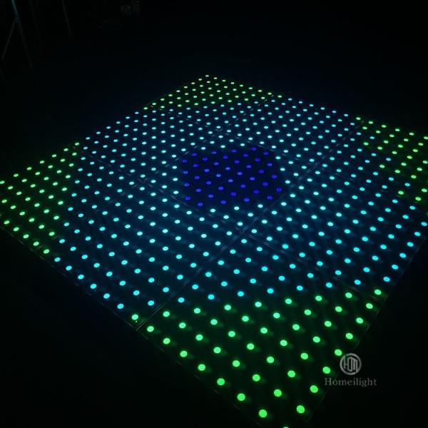 Buy cheap High Quality Tempered Glass LED Illuminate Wireless Video Dance Floor Mat Magnet Dance Floor from wholesalers