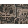 Buy cheap Vintage Style Modern Lounge Wallpaper 0.53*10M , Sitting Room Wallpaper With English Letters from wholesalers