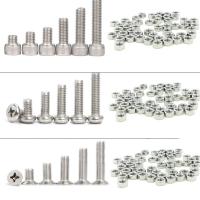 Buy cheap 250pcs Stainless Steel M2 M3 M4 Cap Button Flat Head Screws Sets Phillips Hex product