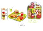 W / Cash Register Age 3 Children'S Play Toys , DIY Cutting Food Play Kitchen