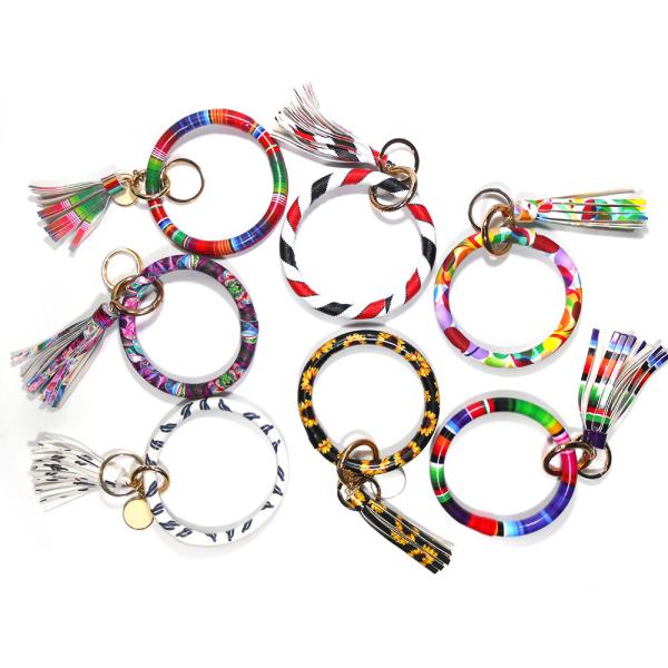 Buy cheap Multicolor Bangle Wrist Key Ring Bracelet from wholesalers