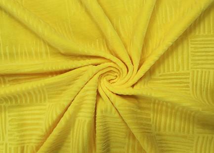 210GSM Soft 100% Polyester Embossed Micro Velvet Fabric For Home Textile -