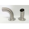 Buy cheap Sanitary Stainless Steel 90 Degree Elbow , Butt Weld Stainless Steel Ferrule Clamp from wholesalers