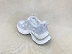 Women thick-bottom rhine-drill breathable mesh sport shoes hollow surface in