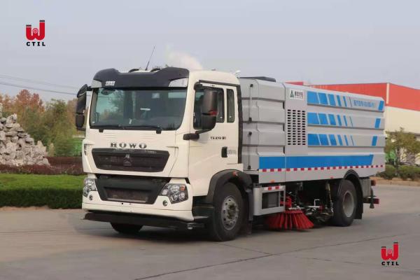 Buy cheap HOWO Street Sweeper Vacuum Truck 10m3 Street Cleaning Truck from wholesalers