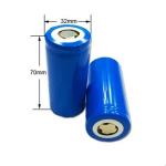 2000 Cycle Rechargeable IFR 32700 Battery 3.2v 6000mah Cylindrical Lifepo4