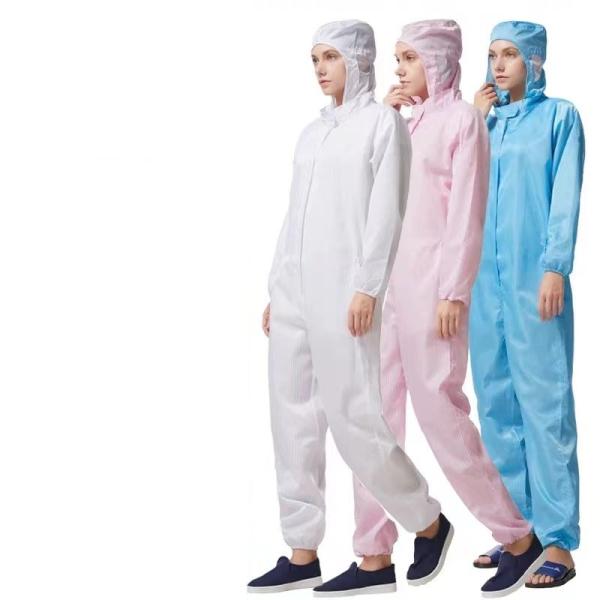 Buy cheap ESD Lint Free Garments Unisex Dustproof Antistatic Clean Room Suit from wholesalers