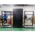 75 inch 85 inch 98 inch floor stand digital signage full screen with wheels easy