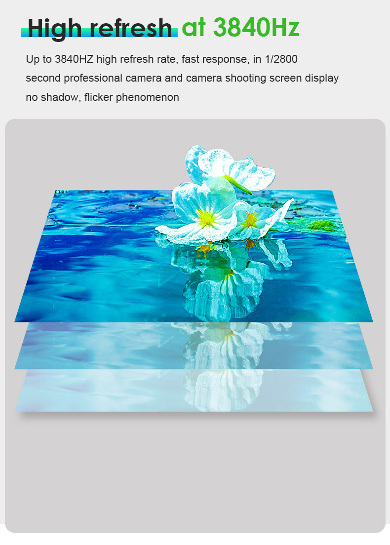 Rental LED Flexible Screen 4000cd/m2 Concert LED Screen IP65 160° Viewing Angle