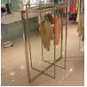Buy cheap Stainless Steel Clothes Display Hanging Rack Metal Clothes Stand With ODM / OEM Service from wholesalers
