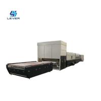 Buy cheap Bi-directional Flat and Bending Glass Tempering furnace Siemens PLC Vesuvius product