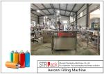 Semi Automatic Aerosol Spray Paint Can Filling Capping Machine Gas