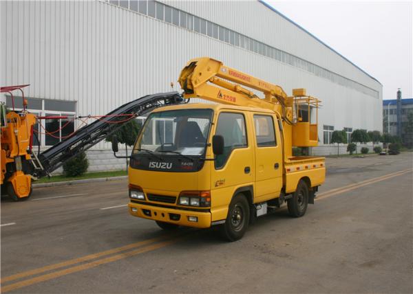Buy cheap 5 Person KaiFan Brand 16M 3 Section Telescopic Boom Aerial Work Platform Truck from wholesalers