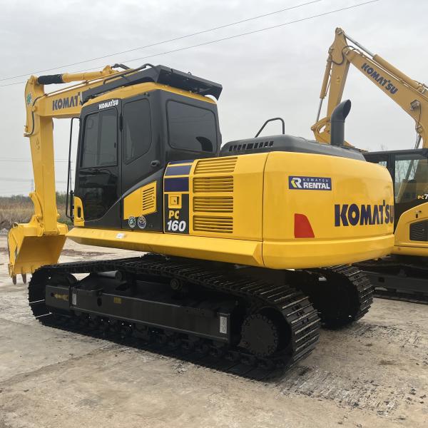 Buy cheap Used Komatsu Pc160 Excavators Secondhand Earthwork Construction Machinery from wholesalers
