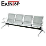 OEM ODM Waiting Chair Bench With Armrest Cold Roll Steel Material