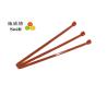Buy cheap Non Releasable Orange REACH RoHS 100mm Bulk Cable Ties from wholesalers