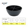 Buy cheap KR-P0116 Round Plastic Sofa Legs Replacement , Black Plastic Furniture Feet Bed Base from wholesalers