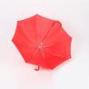 Buy cheap Red Light Selfie Stick Umbrella , Ladies Wooden Hook Handle Umbrella Durable from wholesalers