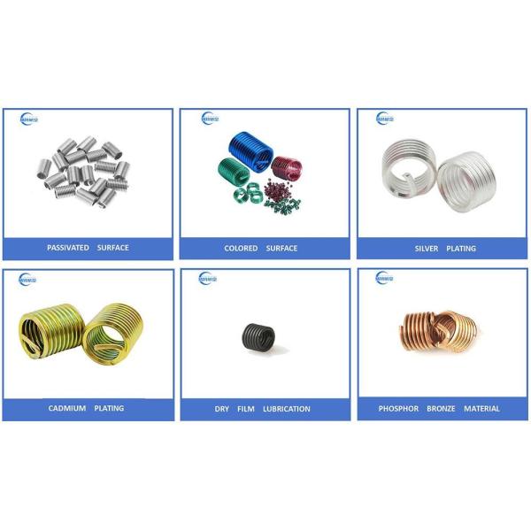 High-Performance Factory Unjc/Unjf Key Locking Thread Inserts M2 M2.5