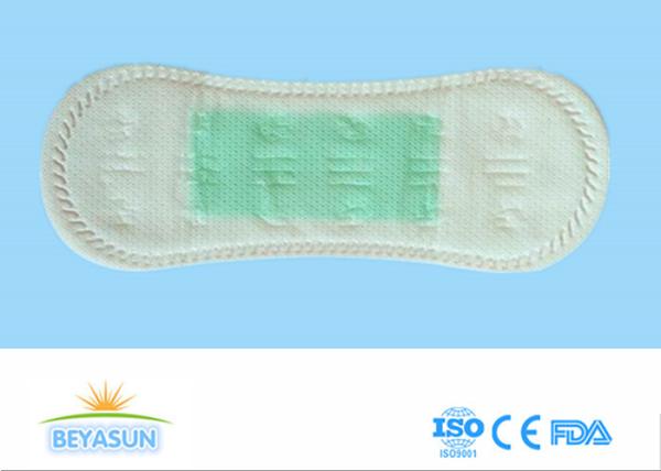 Buy cheap Natural Ladies Sanitary Napkins , Custom Anion Panty Liner Cotton Topsheet from wholesalers