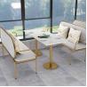 Buy cheap New Century Upholstered Booth Bench / Bar Banquette Seating With Arms from wholesalers