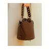 Buy cheap Bucket Bag Womens Leather Bag Retro Style Bag Female Handbag Simple All-Match Messenger Bag from wholesalers