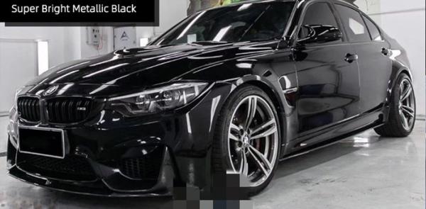 Buy cheap Swipeable Bubble Free Gloss Car Vinyl Wrap Super Bright Metallic Black Car Wrap Film from wholesalers