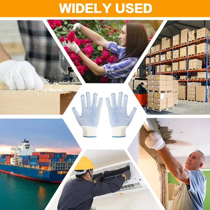 Glued Labor Protection Gloves Are Comfortable And Slip Resistant, With Complete Specifications, Soft And Breathable