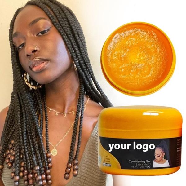 Buy cheap Extreme Hold Conditioning Shining Hair 4oz Firm Shine Non-Flaking for Hair Styling Gel from wholesalers