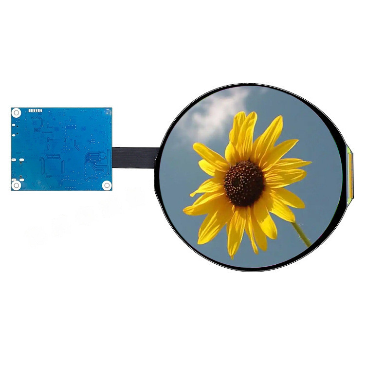 5 inch 1080x1080 Circular TFT LCD Module MIPI 50Pin with HDMI Board