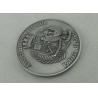 Buy cheap Zinc Alloy Police Badge 3D Antique Silver Plating 45 mm OEM from wholesalers