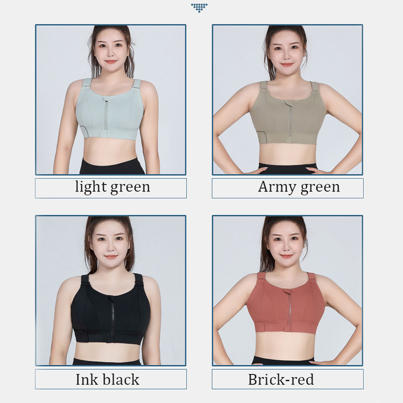 Breathable Plus Size Sports Bra Women Fitness Cross Strap Sweat Wicking