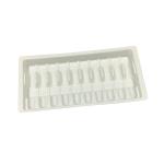 Vacuum Formed 0.2mm Thick Vial Blister Packaging Rectangular Clear Blister Tray