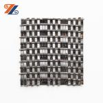 Hammered Metal Sheet 304 316 Black Stainless Steel Sheet Cladding Ripple Shape