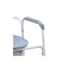 Buy cheap Lightweight Steel Commode Toilet Chair With Bucket from wholesalers