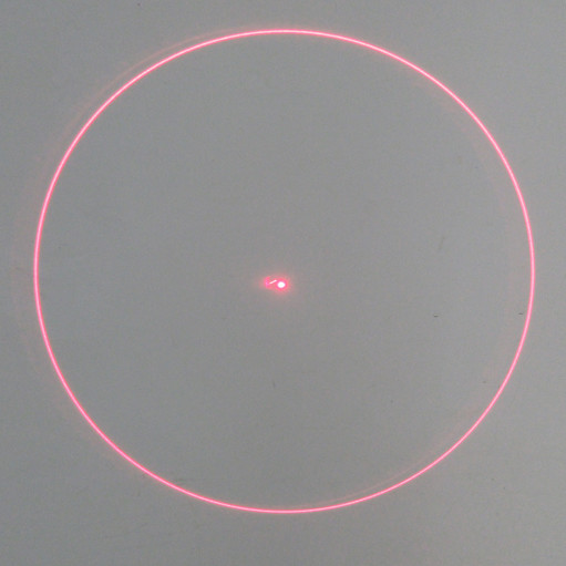 Center Point Visible Light DOE Laser Module 450nm Continuous Type